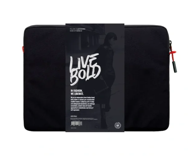 حقيبة لابتوب Skinarma Fardel 14 – تصميم نحيف مقاوم للماء – أسود