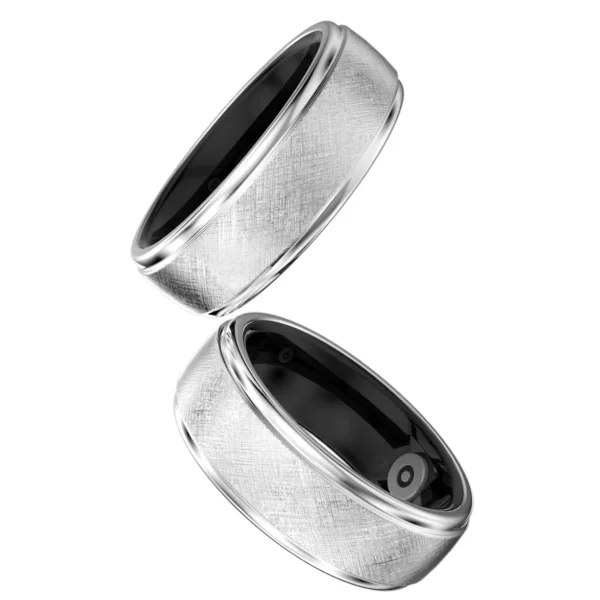 خاتم ذكي لمتابعة الصحة FutureRing 2 هيكل تيتانيوم، مقاوم للماء 100م، بطارية 10 أيام HiFuture