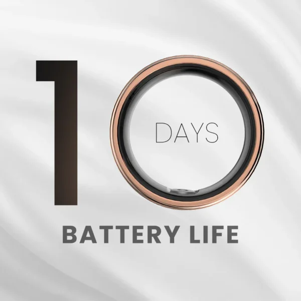 خاتم ذكي لمتابعة الصحة FutureRing 2 هيكل تيتانيوم، مقاوم للماء 100م، بطارية 10 أيام HiFuture