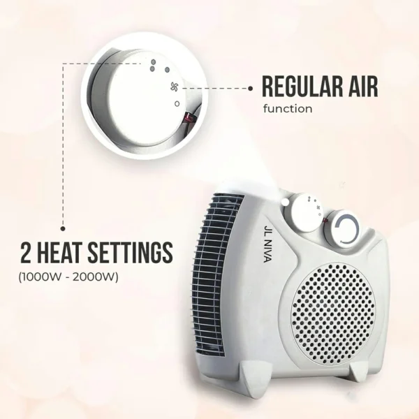 دفاية مروحة بقوتي 10002000 واط – هادئة آمنة ومحمولة للاستخدام المنزلي والمكتبي (6) دفاية مروحة بقوتي 1000/2000 واط – هادئة آمنة ومحمولة للاستخدام المنزلي والمكتبي