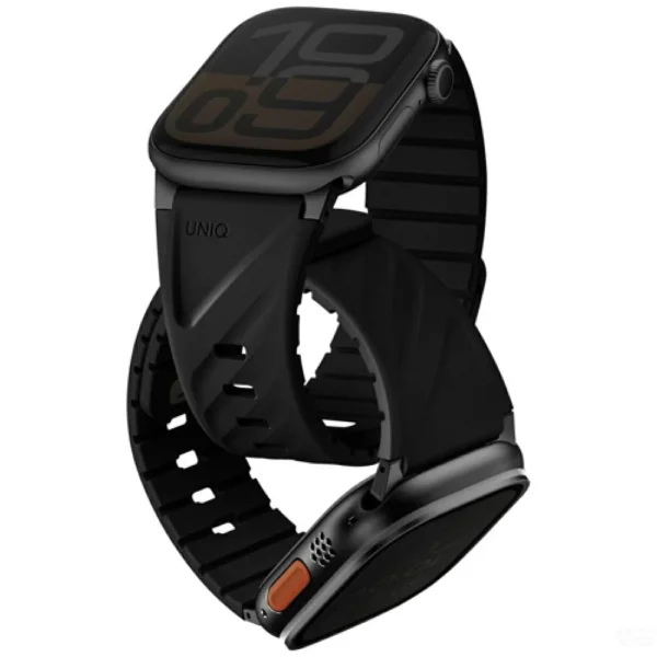 سوار ساعة Apple Watch مغناطيسي UNIQ FLUO من السيليكون – مريح ومقاوم للماء