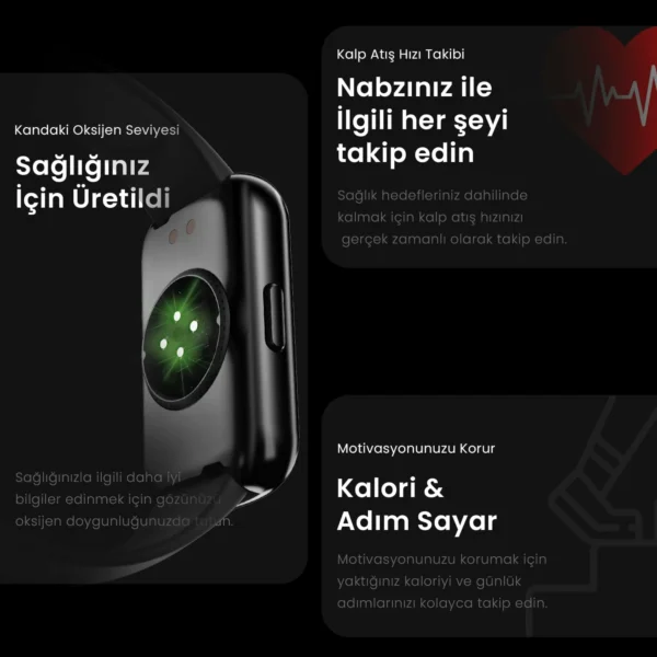 ساعة ذكية HiFuture EVO2 بشاشة IPS مقاس 1.47 بوصة – تتبع صحي ورياضي | متوفر 3 الوان