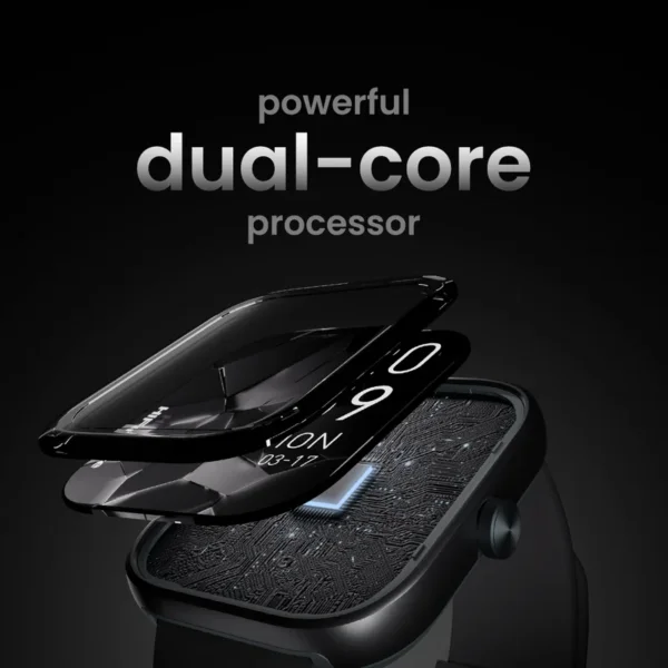 ساعة ذكية بشاشة IPS مقاس 1.85 إنش مع مكالمات بلوتوث – HiFuture LUME Smart Watch