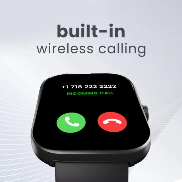 ساعة ذكية بشاشة IPS مقاس 1.85 إنش مع مكالمات بلوتوث – HiFuture LUME Smart Watch