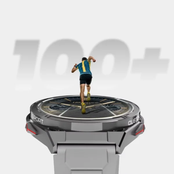 ساعة ذكية رياضية HiFuture ACTIVE بشاشة AMOLED مع GPS ومكالمات بلوتوث ومقاومة للماء 5ATM