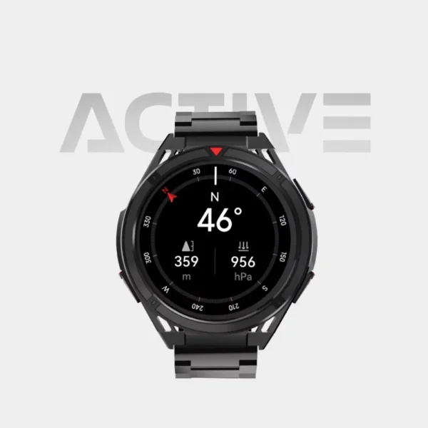 ساعة ذكية رياضية HiFuture ACTIVE بشاشة AMOLED مع GPS ومكالمات بلوتوث ومقاومة للماء 5ATM