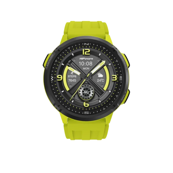 ساعة ذكية رياضية HiFuture MIX3 بشاشة AMOLED ومكالمات بلوتوث ومقاومة للماء 3ATM