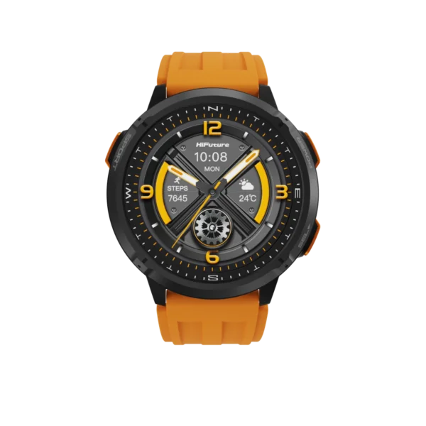 ساعة ذكية رياضية HiFuture MIX3 بشاشة AMOLED ومكالمات بلوتوث ومقاومة للماء 3ATM