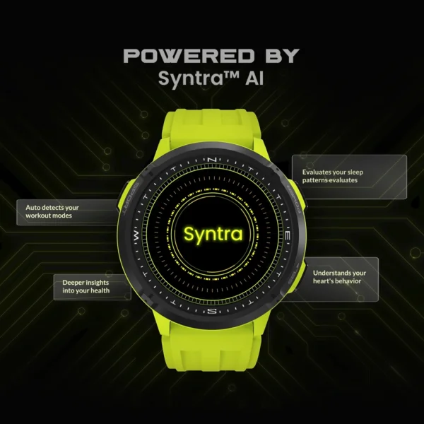 ساعة ذكية رياضية HiFuture MIX3 بشاشة AMOLED ومكالمات بلوتوث ومقاومة للماء 3ATM