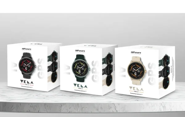 ساعة ذكية مغامرات HiFuture VELA بشاشة AMOLED مع GPS ومكالمات بلوتوث ومقاومة للماء 5ATM