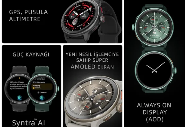 ساعة ذكية مغامرات HiFuture VELA بشاشة AMOLED مع GPS ومكالمات بلوتوث ومقاومة للماء 5ATM