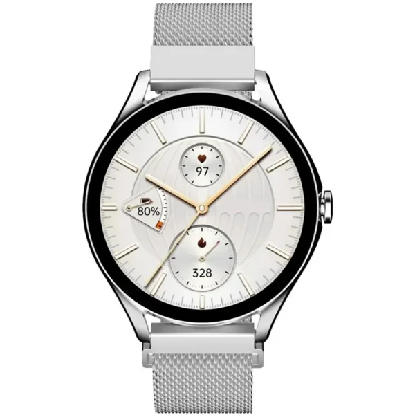 ساعة ذكية نسائية HiFuture AURA 2 بشاشة AMOLED ومكالمات بلوتوث وإطار معدني (9) ساعة ذكية نسائية HiFuture AURA 2 بشاشة AMOLED ومكالمات بلوتوث وإطار معدني