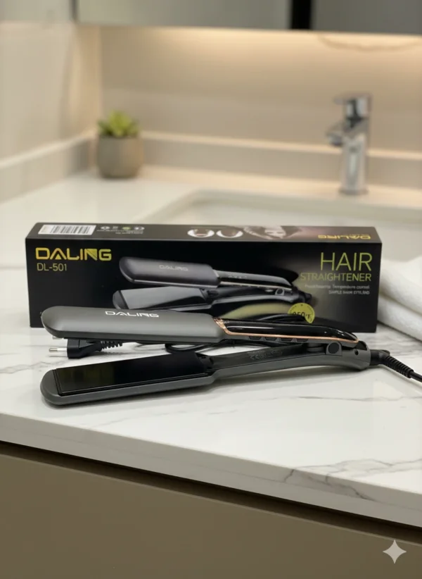 ستريتنر الشعر الاحترافي DALING DL-501 بحرارة 950°F مناسب لجميع انواع الشعر