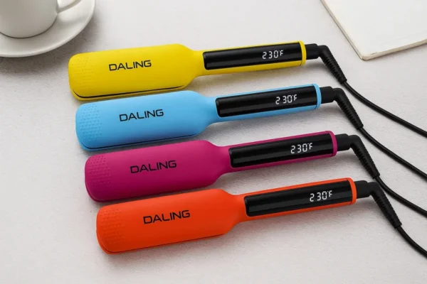 ستريتنر فرد الشعر الاحترافي Daling نظام تسخين سريع (PTC) حرارة 950 درجة