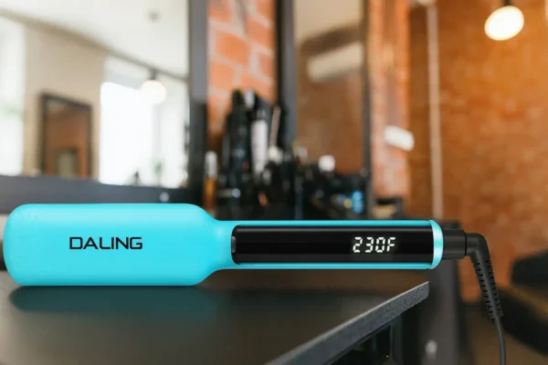 ستريتنر فرد الشعر الاحترافي Daling نظام تسخين سريع (PTC) حرارة 950 درجة