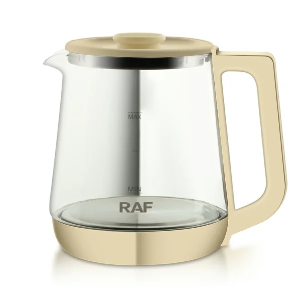 سخان ماء كهربائية RAF  بسعة 1.5 لتر – حماية من الغليان الجاف وقاعدة 360°