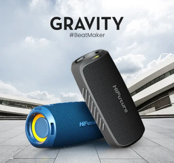 سماعة بلوتوث محمولة HiFuture Gravity بنظام صوت ثنائي 45 واط