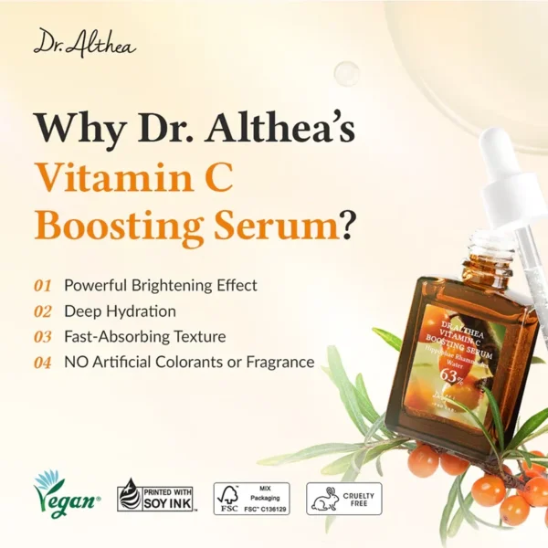 سيروم فيتامين سي Dr.Althea Vitamin C Boosting Serum - منتجات كورية (11) سيروم فيتامين سي Dr.Althea Vitamin C Boosting Serum - منتجات كورية