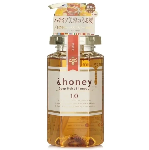 شامبو العسل Honey Shampoo Deep Moist 1.0 Organic نسبة العسل 100% - صناعة اليابان