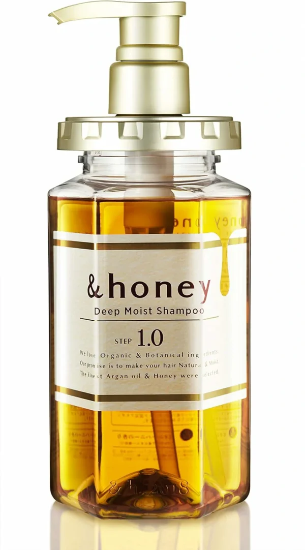 شامبو العسل Honey Shampoo Deep Moist 1.0 Organic نسبة العسل 100% - صناعة اليابان