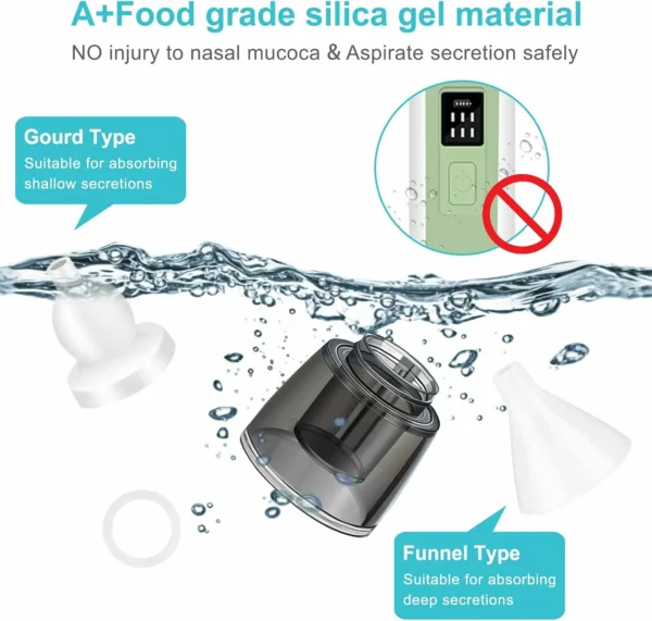 شفاط الأنف الكهربائي للأطفال أداة آمنة و فعّالة للعناية اليومية