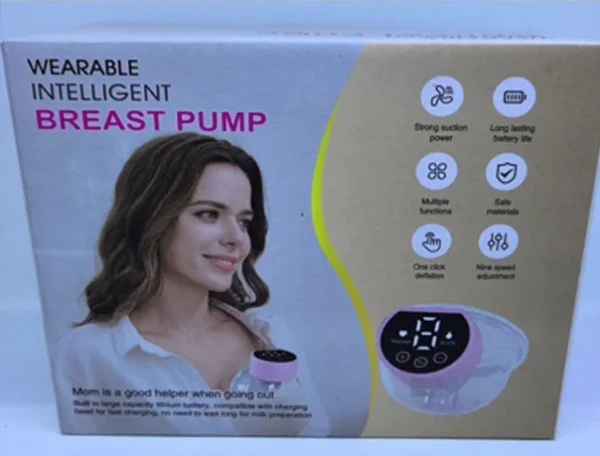 شفاط حليب ذكي قابل للارتداء بقوة شفط عالية و بطارية طويلة العمر