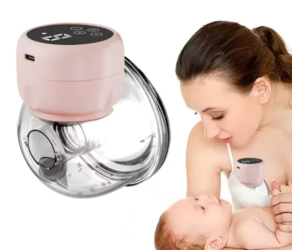 شفاط حليب كهربائي ذكي قابل للارتداء بقوة شفط عالية و تشغيل هادئ