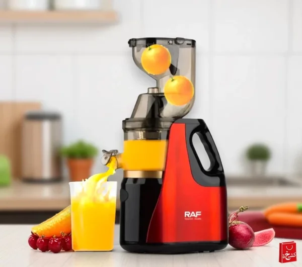 عصّارة بطيئة RAF  –  ماتور نحاس (منخفض الضجيج) استخلاص صحي بأقصى فائدة غذائية