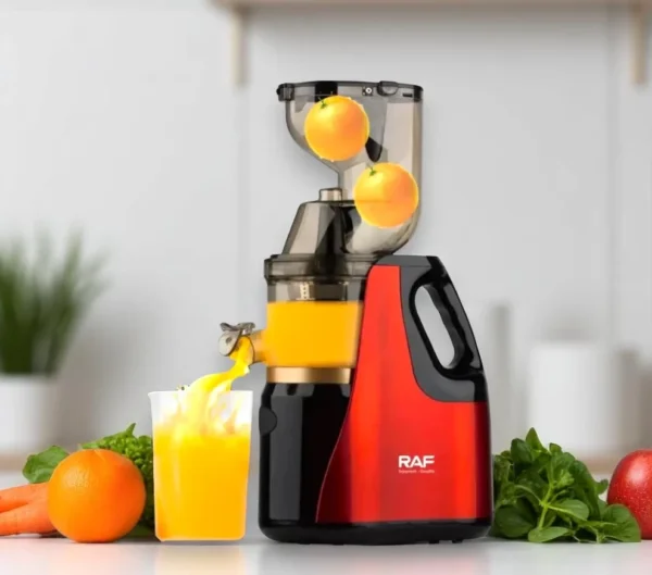 عصّارة بطيئة RAF  –  ماتور نحاس (منخفض الضجيج) استخلاص صحي بأقصى فائدة غذائية