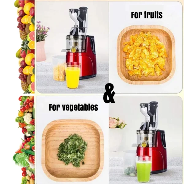 عصّارة بطيئة RAF  –  ماتور نحاس (منخفض الضجيج) استخلاص صحي بأقصى فائدة غذائية