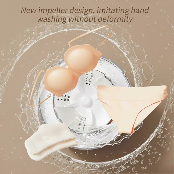 غسالة صغيرة محمولة للملابس الخفيفة – عملية، موفرة، وسهلة الحمل