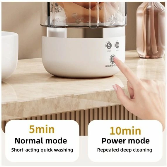 غسالة صغيرة محمولة للملابس الخفيفة – عملية، موفرة، وسهلة الحمل