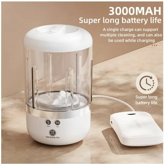 غسالة صغيرة محمولة للملابس الخفيفة – عملية، موفرة، وسهلة الحمل