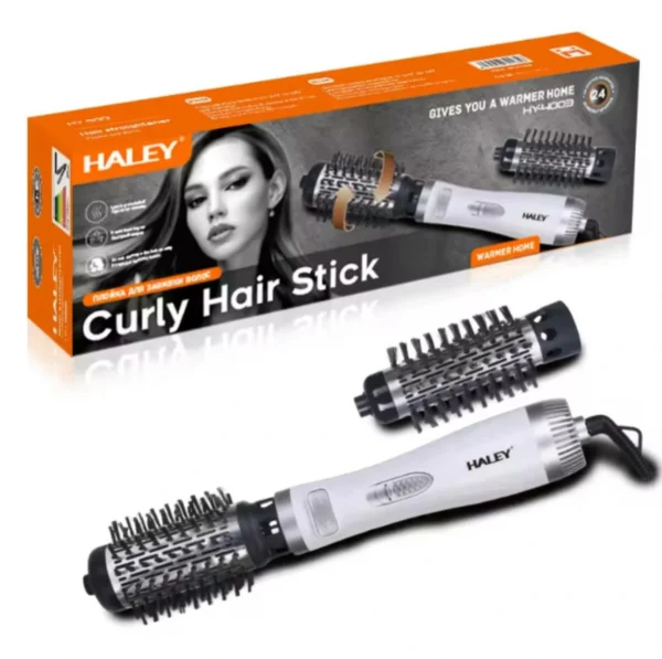 فرشاة دوّارة 2*1 بقوة 1000 واط  –  3 درجات حرارة تصفيف احترافي بلمسة زر