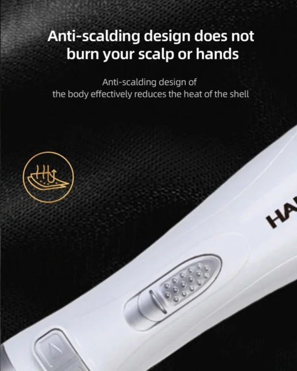 فرشاة دوّارة 2*1 بقوة 1000 واط  –  3 درجات حرارة تصفيف احترافي بلمسة زر