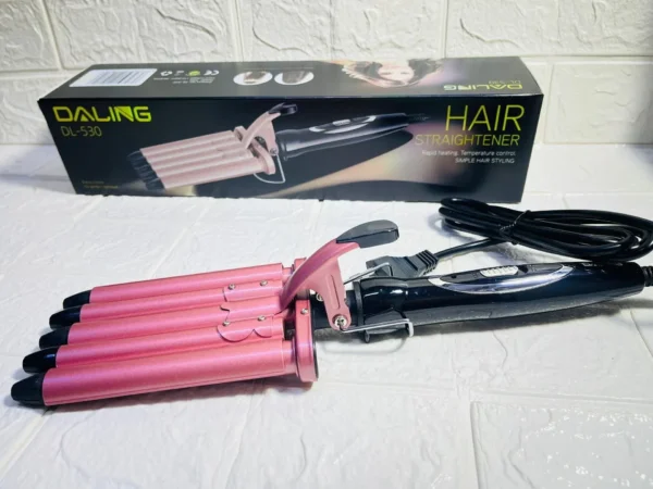 فير خماسي لتمويج وتجعيد الشعر Daling تمويج احترافي بخمسة أنابيب لإطلالة مموجة جذابة (5) فير خماسي لتمويج وتجعيد الشعر Daling تمويج احترافي بخمسة أنابيب لإطلالة مموجة جذابة