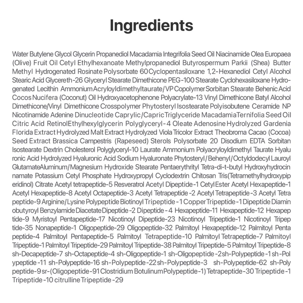 كريم العيون Numbuzin المتطور التجاعيد، شد الترهلات، الهالات NAD+ Retinol - منتجات كورية
