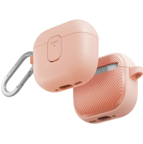 كفر UNIQ Clyde Lock لسماعات AirPods الجيل الرابع (2024) مع قفل وحلقة تعليق