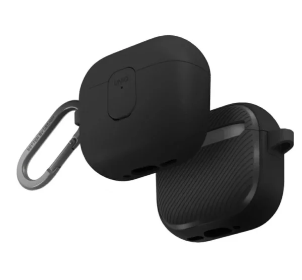 كفر UNIQ Clyde Lock لسماعات AirPods الجيل الرابع (2024) مع قفل وحلقة تعليق