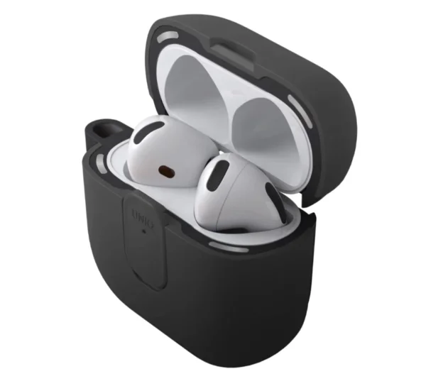 كفر UNIQ Clyde Lock لسماعات AirPods الجيل الرابع (2024) مع قفل وحلقة تعليق