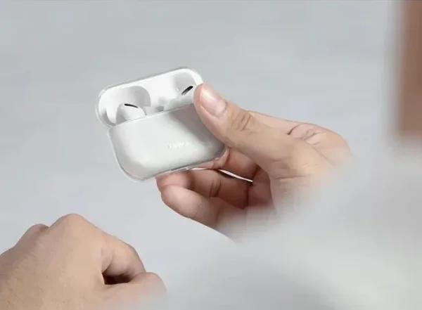 كفر UNIQ Glase الشفاف لسماعات AirPods Pro الجيل الثاني (2022)