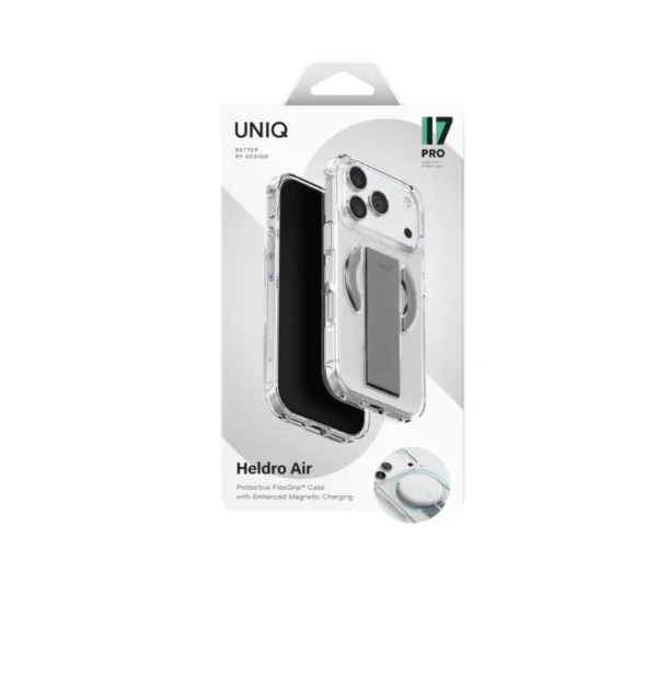 كفر UNIQ Heldro Air لهاتف iPhone 17 Pro Max – شحن مغناطيسي