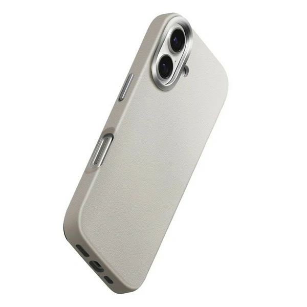 كفر UNIQ Lyden MagClick لهاتف iPhone 17 – جلد نباتي فاخر