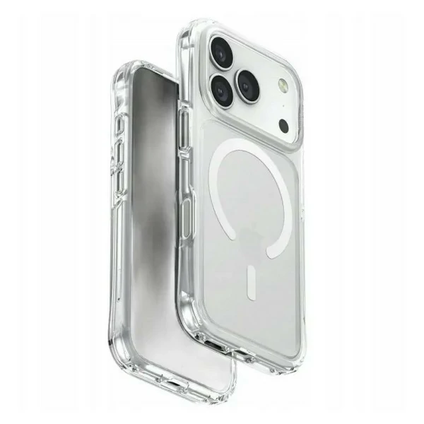 كفر هاتف ايفون 17 UNIQ LifePro Xtreme MagClick حماية هجين شفافة