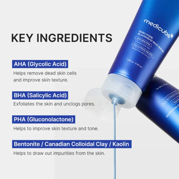 ماسك Medicube الطين لإزالة الرؤوس السوداء وتضييق المسام خلال 3 دقائق - منتجات كورية