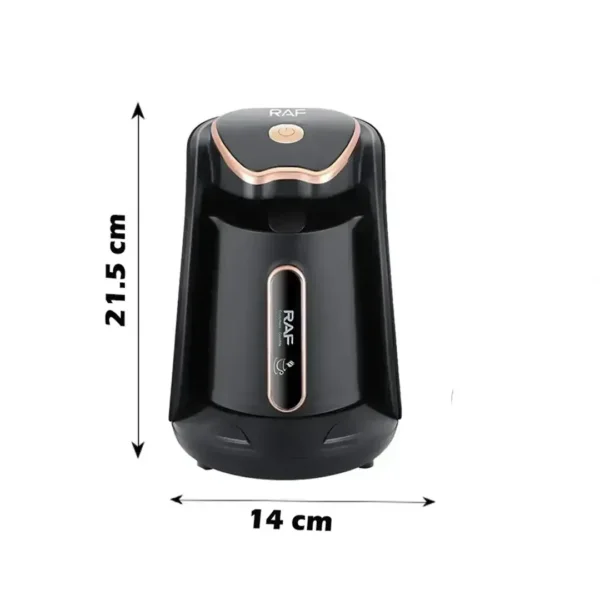 ماكينة قهوة RAF سريعة التحضير – 600 واط سعة 300 مل حماية ذكية من الفوران