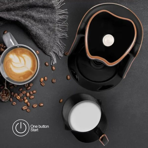 ماكينة قهوة RAF سريعة التحضير – 600 واط سعة 300 مل حماية ذكية من الفوران
