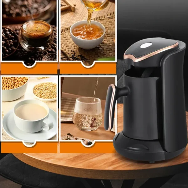 ماكينة قهوة RAF سريعة التحضير – 600 واط سعة 300 مل حماية ذكية من الفوران