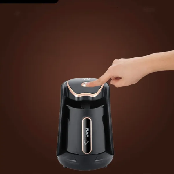 ماكينة قهوة RAF سريعة التحضير – 600 واط سعة 300 مل حماية ذكية من الفوران