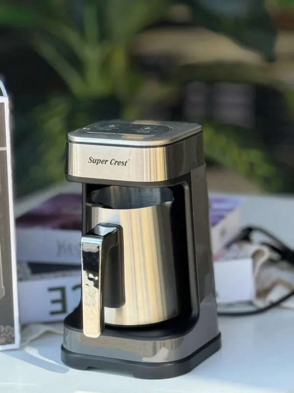 ماكينة قهوة التركية Super Crest سعة 4 اكواب بشاشة LED